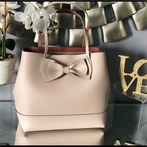 Kate Spade Large Giorgia Vanderbilt Bow Satchel - Picture 2 of 7